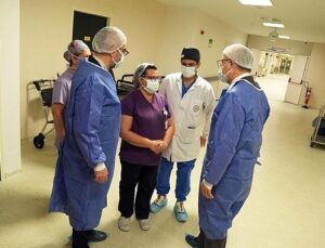 EÜTF Hastanesi Merkezi Ameliyathanede birinci operasyon yapıldı