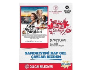 Gölcük’te yaz sinema geceleri “Aşkın Dünkü Çocukları” ile devam edecek
