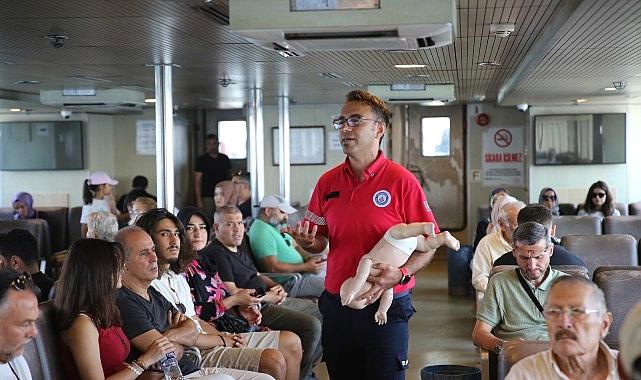 İBB’den vapur çizgilerinde ve Adalar’da birinci yardım seferberliği