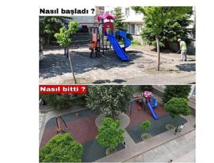 İnegöl Belediyesi Çocuklara Daha Sağlıklı Parklar Sunuyor