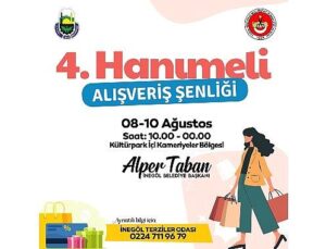 İnegöl’de Hanımeli Alışveriş Şenliği Başlıyor: Üç Gün Alışveriş Keyfi