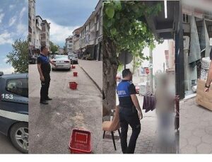 İnegöl’de Kaldırım Ve Yol İşgallerine Geçit Yok