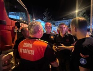 İzmir İtfaiyesi Balıkesir’de vazife başında