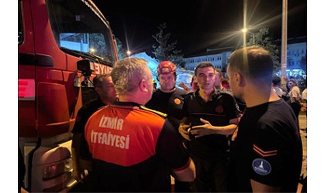 İzmir İtfaiyesi Balıkesir’de vazife başında