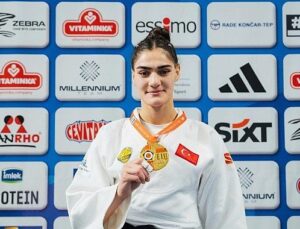 Judocumuz Sinem Oruç’tan Üsküp’te Altın Madalya
