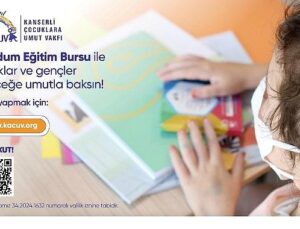 KAÇUV “Umudum Eğitim Burs Programı” ile kanser tedavisi gören ve tedavisini tamamlamış çocukların ve gençlerin eğitimleri kesintisiz sürecek!