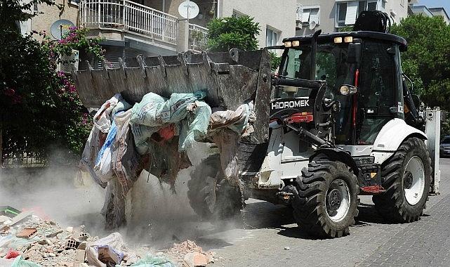 Karşıyaka’da sokaklara moloz atanlara 92 bin TL ceza!