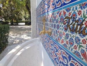 Kültürpark’ın tarihi çeşmesi 94’üncü İEF’ye hazır