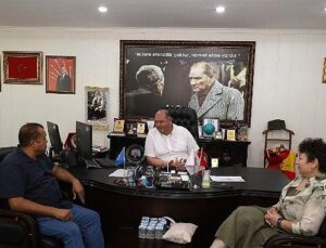 Lider Çiçek, Muhtarlar Derneği’ni Ağırladı