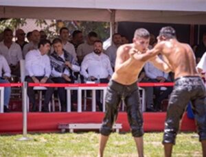 Lider Tugay’dan yağlı güreş branşı muştusu