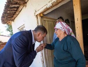 Lider Tugay’dan yangında vefat eden Şahin’in aile konutuna taziye ziyareti