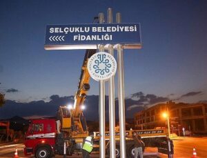 Selçuklu Belediyesi’nden kent estetiğine katkı sağlayacak uygulama: Belediye’ye ilişkin tüm totemler kaldırılıyor