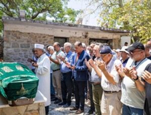 Tacettin Bayır’ın annesi son seyahatine uğurlandı