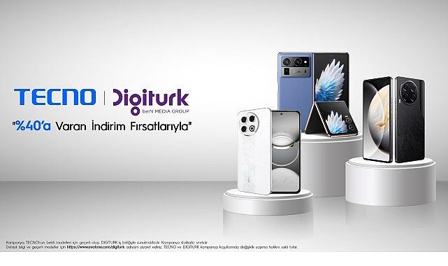 TECNO ve Digiturk’ten Avantajlı İş Birliği: Seçili Akıllı Telefonlarda %40’a Varan İndirim