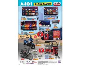 11 Eylül’de A101’den Motosiklet ve Şarj İstasyonu Fırsatları