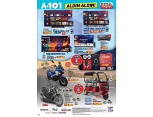 11 Eylül’de A101’den Motosiklet ve Şarj İstasyonu Fırsatları