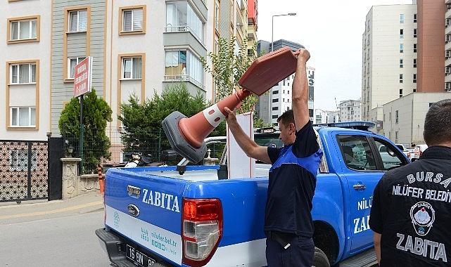 Altınşehir ve 23 Nisan’da kaldırım işgallerine karşı kapsamlı kontrol