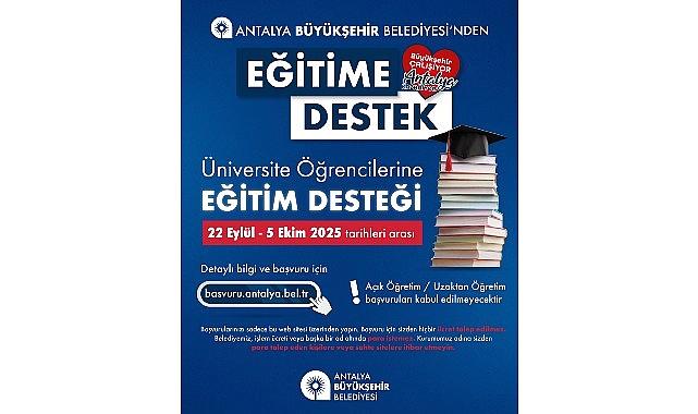 Antalya Büyükşehir’den üniversite öğrencilerine eğitim takviyesi