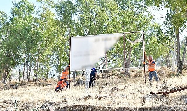 Belediye grupları kent estetiği ve güvenlik için alanda