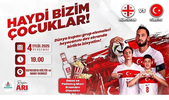 Birinci Maç Dev Ekranda, Kalbimiz Ulusal Grupla