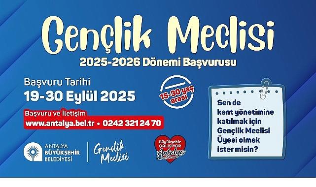 Büyükşehir Gençlik Meclisine müracaatlar başladı