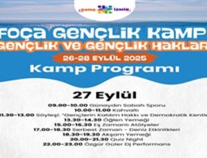 Büyükşehir’den gençlere Foça’da kamp