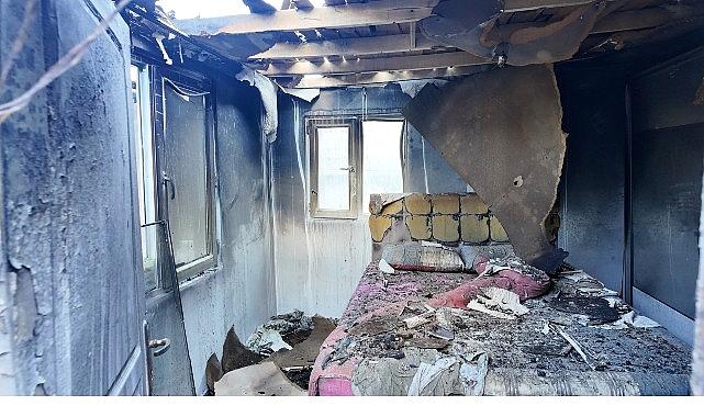 Büyükşehir’den konutu yanan vatandaşa yardım eli