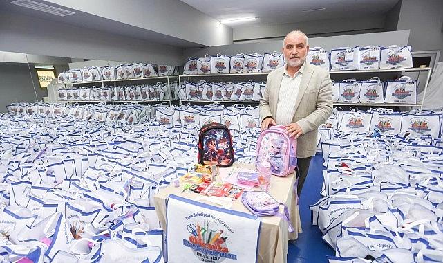 Canik Belediyesi’nden Okula Başlayan Tüm Çocuklara Çanta ve Kırtasiye Setleri Armağan