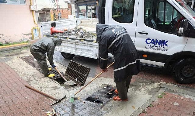 Canik Belediyesi’nden Sağanak Yağışa Karşı Aktif Gayret