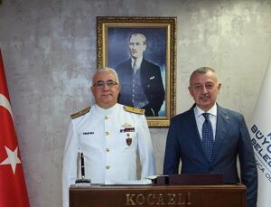 Garnizon Komutanı’ndan Lider Büyükakın’a iadei ziyaret