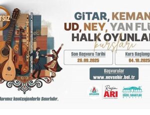Hoş Sanatlar Merkezi’mizin Yeni Devir Kurslarını Kaçırmayın