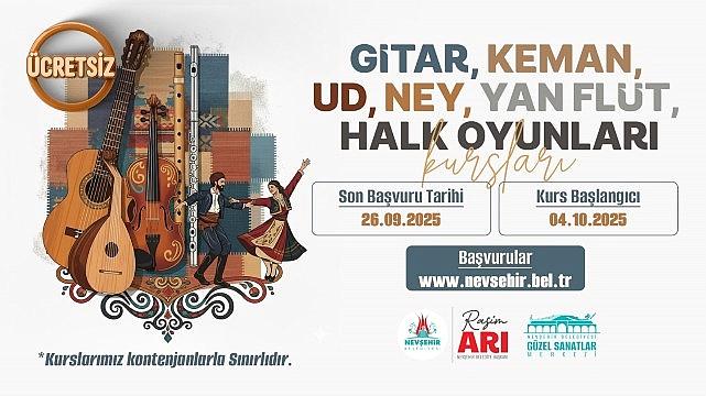 Hoş Sanatlar Merkezi’mizin Yeni Devir Kurslarını Kaçırmayın