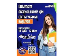 İnegöl Belediyesi’nin Üniversite Öğrencilerine Eğitim Yardımı Müracaatları Başladı