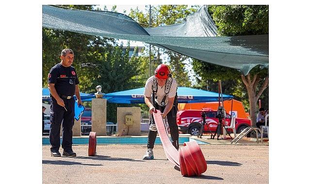 İtfaiye adayları şiddetli parkurlarda ter döküyor