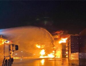 İzmir İtfaiyesi, Aliağa’da büyük bir felaketin önüne geçti