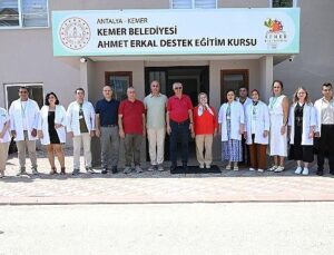 Kemer’de eğitim ve sanat çalışmaları