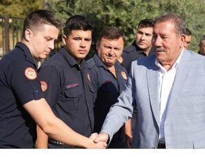 Lider Topuz, İtfaiye Çalışanının Haftasını Kutladı