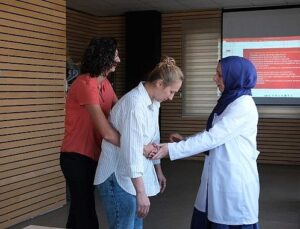 Minik yüreklere birinci yardım şuuru aşılandı