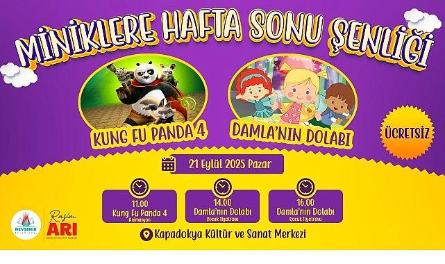 Nevşehir Belediyesi’nden Miniklere Hafta Sonu Şenliği