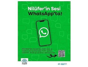Nilüfer Belediyesi WhatsApp kanalı yayında
