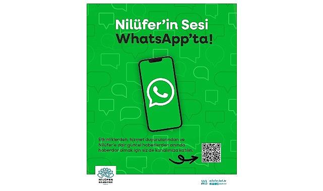 Nilüfer Belediyesi WhatsApp kanalı yayında