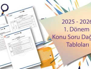 Ortak Yazılı Sınavlar Konu Soru Tabloları Yayımlandı