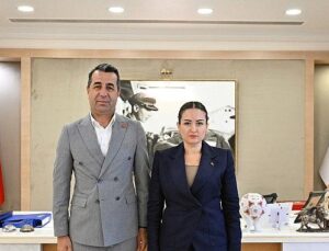 Özdemir Merkezefendi ve Tuzlukçu Belediye Liderlerini kabul etti