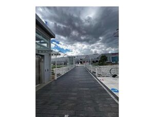 Şehir Hastanesi üst geçidinde hummalı çalışma