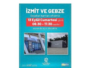 Seyahat Kart Ofisleri’nde cumartesi mesaisine devam