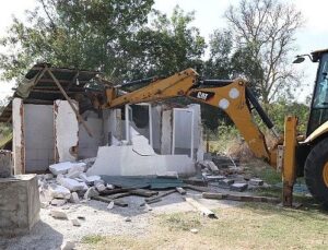 Terkos Havzası’ndaki Kaçak Yapılar Kaldırıldı