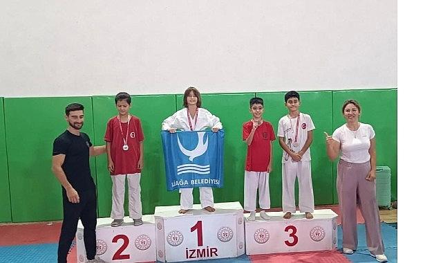 Zafer Bayramı Şampiyonası’nda Aliağa’nın Karate Zaferi