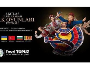5. Milas Memleketler arası Halk Oyunları Gecesi başlıyor