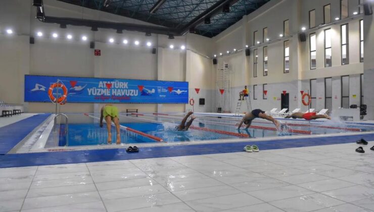 Ankara Sincan Atatürk Yüzme Havuzu ve Spor Kompleksi Yoğun İlgi Görüyor