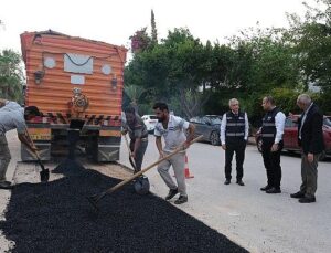 ASAT Genel Müdürü Cengiz Gülebay Konyaaltı’ndaki çalışmaları inceledi